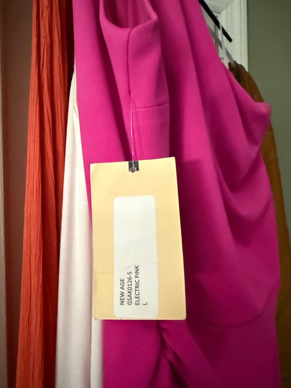 NWT Katie May New Age Dress in Electric Pink, Sz. L - Picture 14 of 14